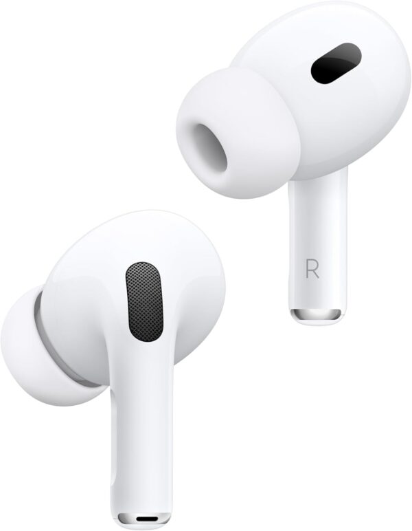 Apple AirPods Pro 2 Wireless Earbuds, Bluetooth Headphones, Active Noise Cancellation, Hearing Aid Feature, Transparency, Personalized Spatial Audio, High-Fidelity Sound, H2 Chip, USB-C Charging - Image 2