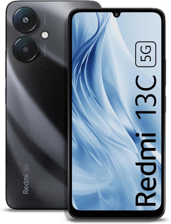 Redmi 13C 5G (8GB RAM, 256GB) , Dual SIM, 5000mAh Battery, FHD+ Display, 50MP Camera, Fast Charging, Android Smartphone